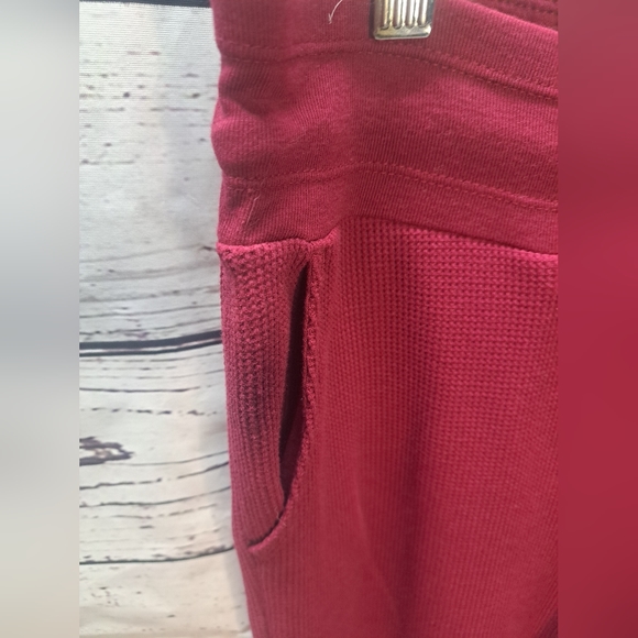 Calvin Klein Performance Women's High Rise Drawstring Flare Pants-L - Picture 5 of 7